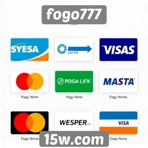 Métodos de pagamento aceitos no site fogo777